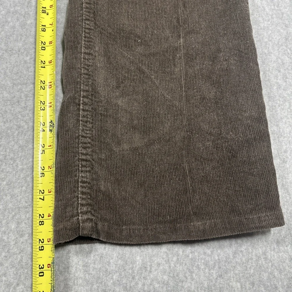 GAP Boot Fit Vintage Corduroy Pants Men's 35x30 Brown Grunge Retro 90s Made USA